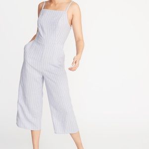 Striped jumpsuit